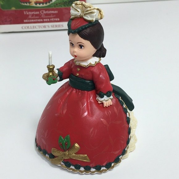 Hallmark Keepsake Ornament Victorian Christmas Madame Alexander Red 2001 Vintage - Picture 6 of 12